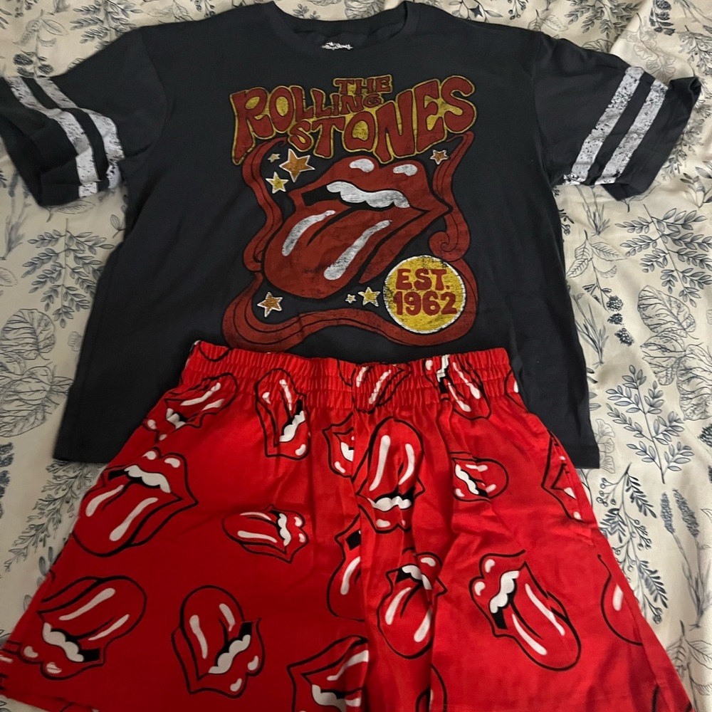 The Rolling Stones Red and White Apparel